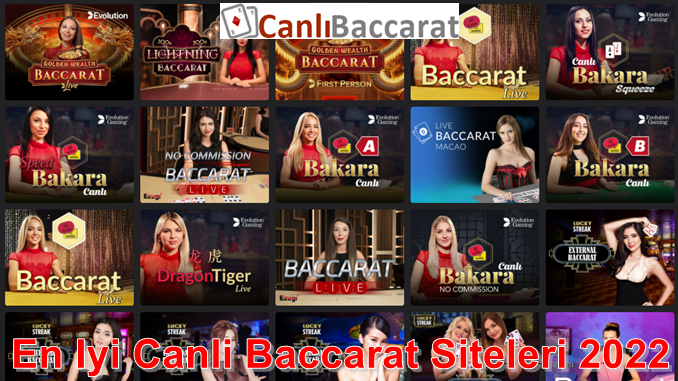 En İyi Canlı Baccarat Siteleri 2022